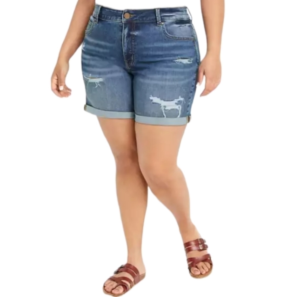 Lane Bryant Boyfriend Bermuda Short